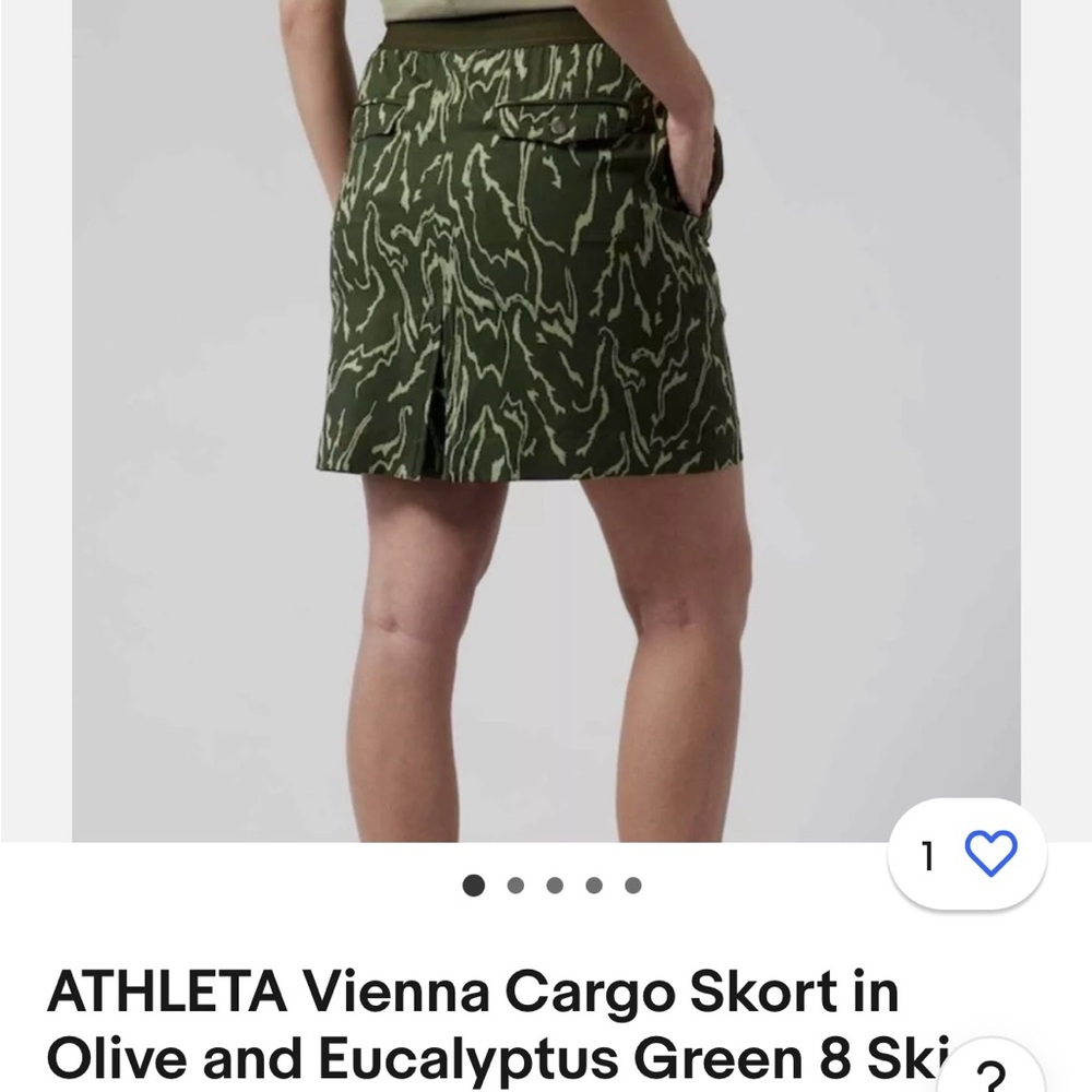 Athleta size 6 cargo skort